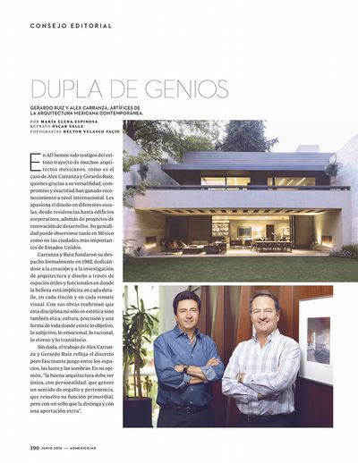 AD ARCHITECTURAL DIGEST - June 2016