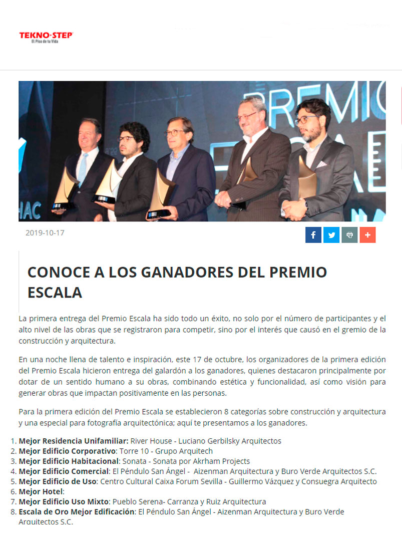 TEKNO STEP - PREMIO ESCALA